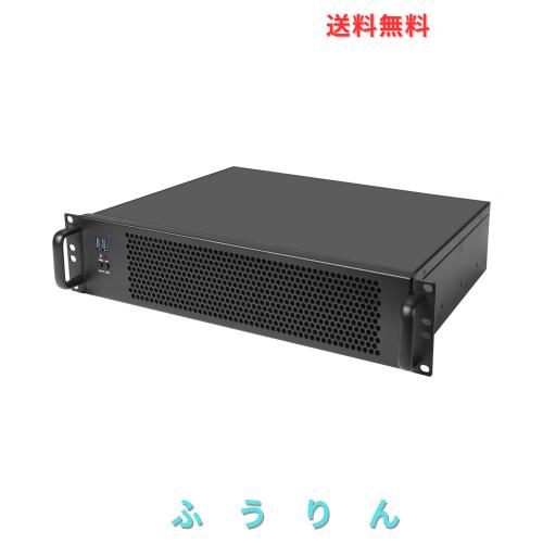 IPCHASSIS 2U ATX ラックマウントシャーシ奥行13.38インチ Flex ATX