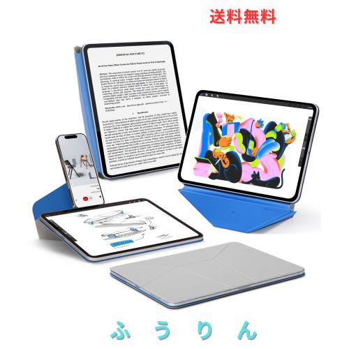 MOFT【公式直営店】ダイナミックフォリオ iPad Pro 12.9 ケース（第6/5/4世代、2020-2022）iPadカバー 多角度調整 横置＆縦置 iPadスタン