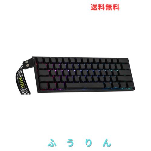 MechLands Aula Mini60 HE PRO ワイヤレスホール効果キーボード 4000mAhバッテリー 高速トリガー搭載 磁気式ゲーミングキーボード 調整可