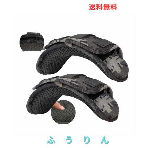 肩パッド専用 ZINZ] 2-Pack プロフェッショナル戦術肩パッド、超厚手で クッション