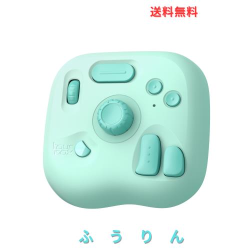 TourBox Lite [エントリー] 左手デバイス Bluetooth 片手キーボード ペンタブとともに使う直感操作 専用ソフトでカスタム自在 創作効率を