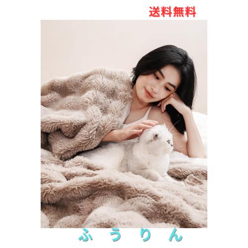 konciwa 毛布 ふわとろ 洗える シングル 軽量速暖 秋冬用 ブランケット 柔らかく肌触 モコモコ 冷え対策 静電気防止 暖かい 厚手 四季適