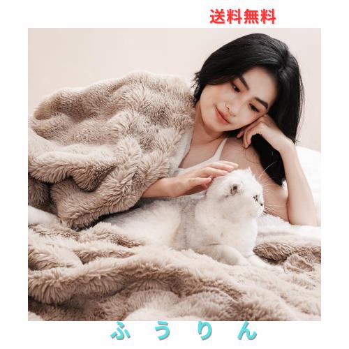 konciwa 毛布 ふわとろ 洗える シングル 軽量速暖 秋冬用 ブランケット 柔らかく肌触 モコモコ 冷え対策 静電気防止 暖かい 厚手 四季適