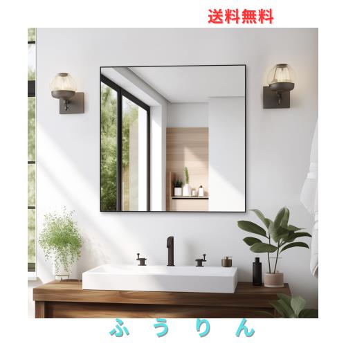 BEAUTME ミラー 壁掛けミラー 洗面鏡 姿見 壁掛け 浴室鏡 軽量ミラー おしゃれ 浴室 化粧 トイレ 家族装飾ギフト 縦 横 吊り下げ (75 x 7