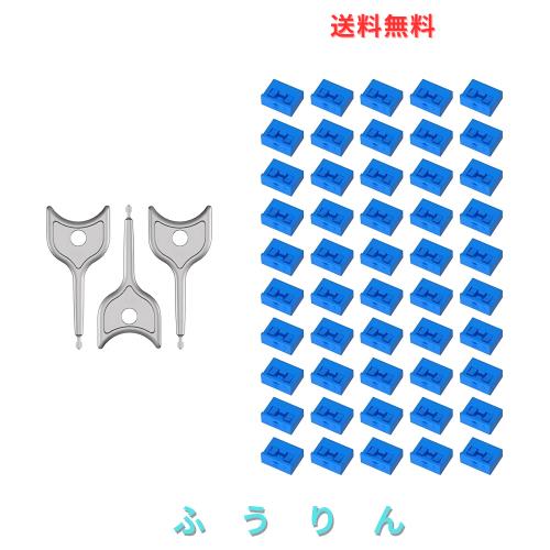 USB-Aポートブロッカー- 取り外し可能なType-Aデータ保護 - ノートパソコン、PC、ゲーム機器用防塵・防湿シールド＆不正操作防止 (ブルー