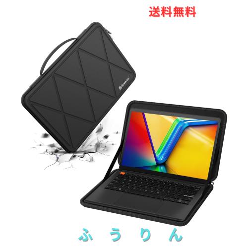 Smatree M76T 15.6インチ ハード保護 ノートPCスリーブケース、 ASUS Vivobook/Zenbook 15、Samsung Galaxy Book2 Pro/Pro 360/Galaxy Ch