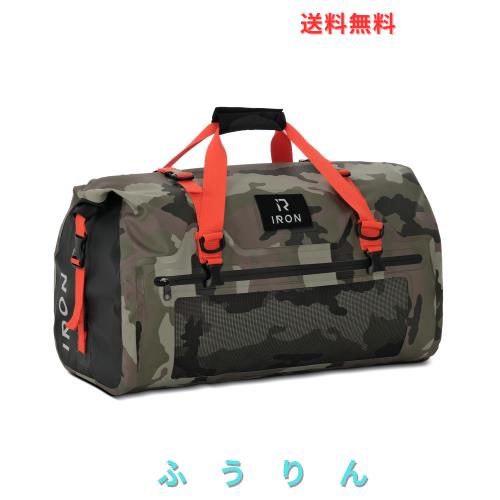 IRON JIA’S バイクシートバッグ ツーリングバッグ キャンプツーリング ショルダーストラップ付き 反射テープ付き ワンタッチ装着 防水 軽
