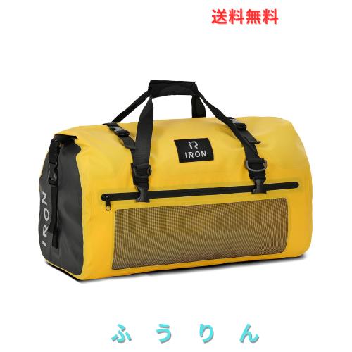 IRON JIA’S バイクシートバッグ ツーリングバッグ キャンプツーリング ショルダーストラップ付き 反射テープ付き ワンタッチ装着 防水 軽