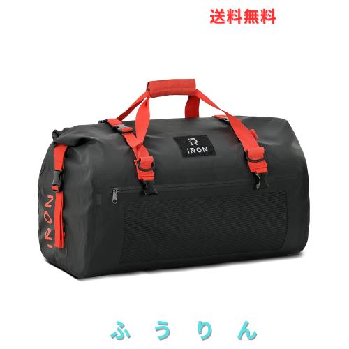 IRON JIA’S バイクシートバッグ ツーリングバッグ キャンプツーリング ショルダーストラップ付き 反射テープ付き ワンタッチ装着 防水 軽