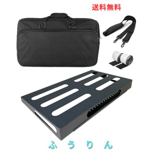 GOKKO ギターエフェクター ボード ペダルボード 収納バッグ付き(L-ブラック) 6,115円