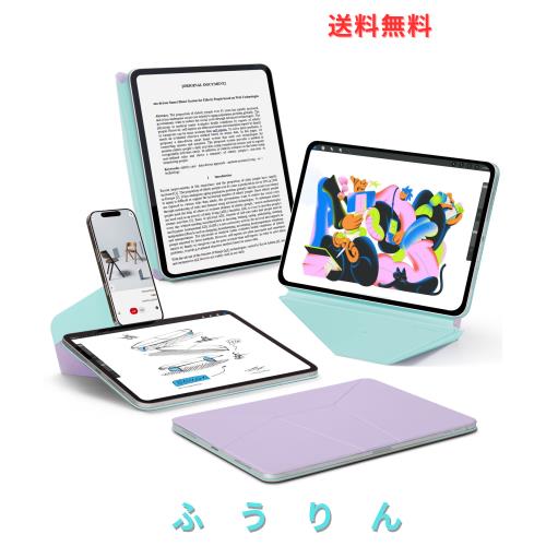 MOFT【公式直営店】ダイナミックフォリオ iPad Air 13インチ ケース (M4/M3/M2、2026/2025/2024)iPadカバー 多角度調整 横置＆縦置 iPad