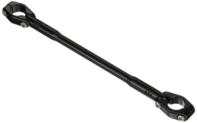 ハリケーン(HURRICANE) ハンドルブレース φ7/8インチハンドル用 スリムタイプ Mサイズ 280mm オールブラック HB0691B