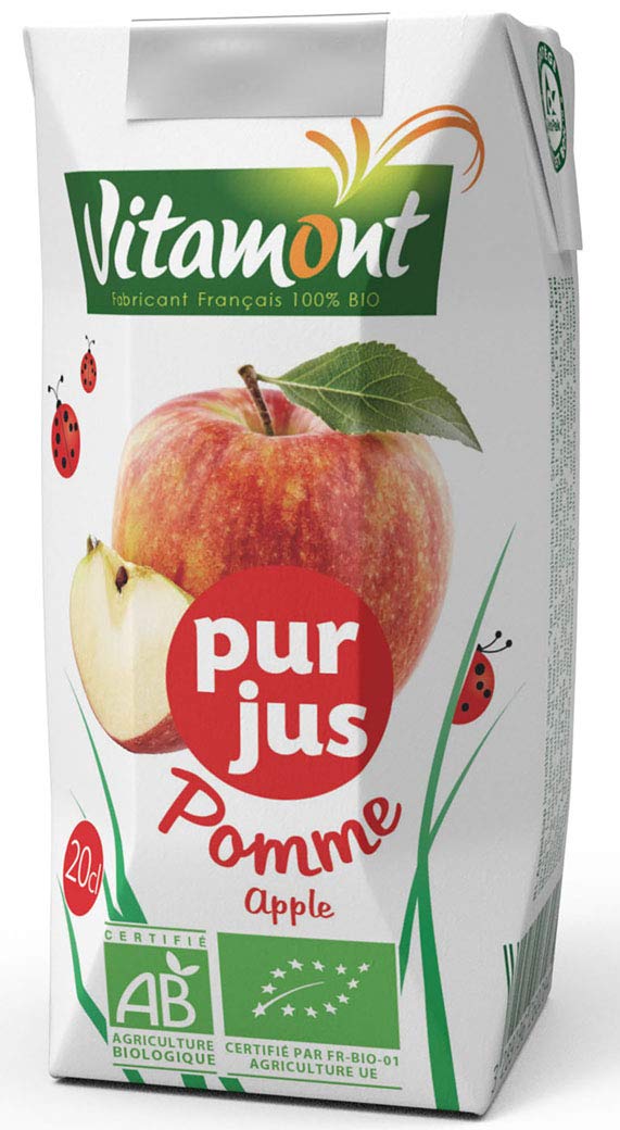 ヴィタモン ピュアプレスト アップル ジュース 200ml×24本