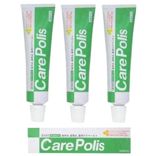 薬用歯磨 ケアポリス 75g × 3本セット