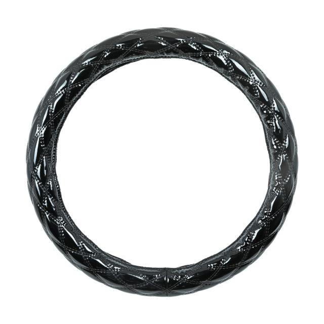 雅(ミヤビ) 雅 極太ハンドルカバー NEWブレイクキルト ダブルステッチダイヤ 2L ブラック×ブラック MHC-BQW-2LBK