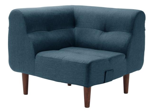 セルタン ソファー タスクネイビー AUGUST オーガスト コーナータイプ ポケットコイル 組合せ自在 高反発 日本製 A529p-C-584NVY