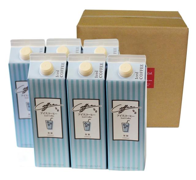 コクテール堂 リキッドアイスコーヒー 1000ml×6本