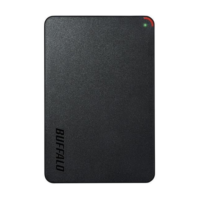 BUFFALO ミニステーション USB3.1(Gen1)/USB3.0用ポータブルHDD 1TB 【 iPhone 16 / 16 pro 動作確認済み 】HD-PCFS1.0U3-BBA