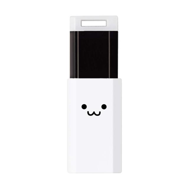エレコム USBメモリ 64GB USB3.1 ＆ USB 3.0 ノック式 ホワイト MF-PKU3064GWHF