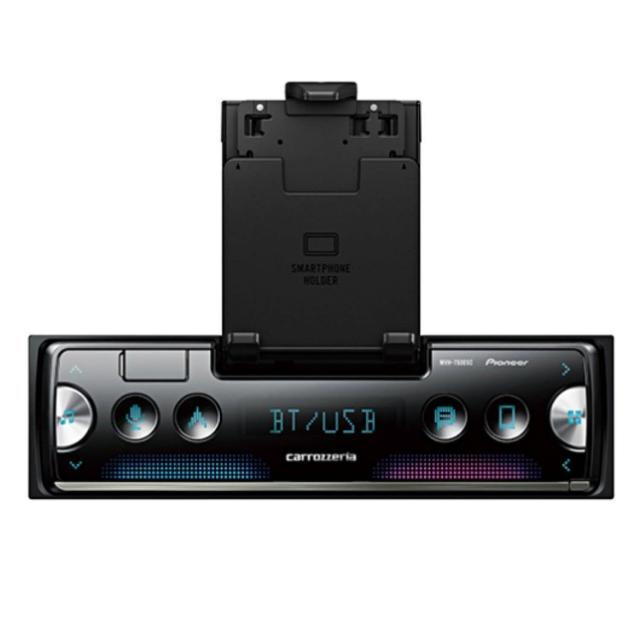 パイオニア オーディオ MVH-7500SC 1D メカレス Bluetooth USB iPod iPhone AUX DSP カロッツェリア
