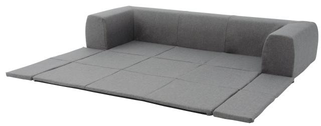 セルタン(cellutane) ソファーカバー JOUIR 専用 デニム調アッシュグレー ローソファー ジュイール Mサイズ D682a-606GRY