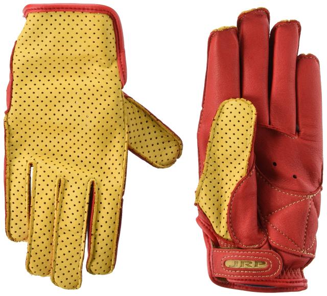 ジェーアールピー(JRP) バイク レザーグローブ STM サマーメッシュグローブ タン/レッド WS レディース STM