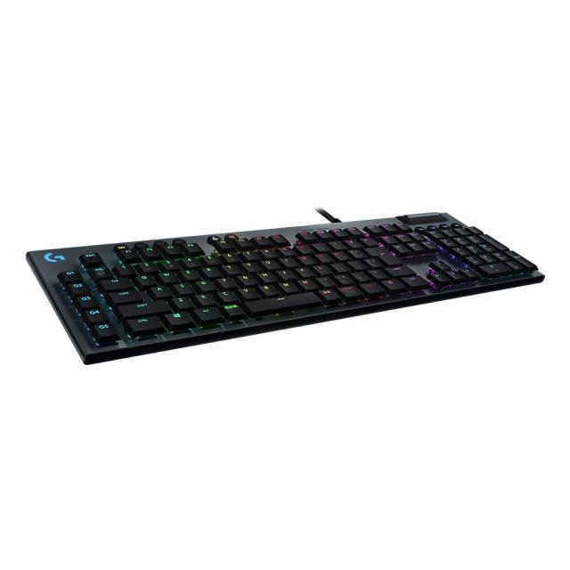 Logicool G ゲーミングキーボード G813-LN 有線 リニア 赤軸 薄型 静か 