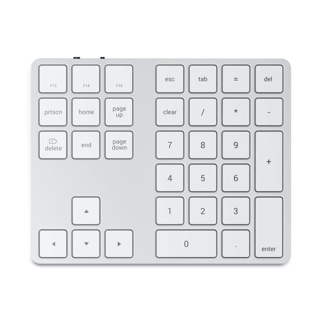 Satechi Bluetooth 拡張テンキーパッド ？ スリム充電式 34キー テンキー ？ M2/ M1 MacBook Pro/Air M2/ M1 iPad Pro/Air M2 Mac Mini iMa