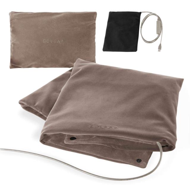 エレコム エクリアwarm USBブランケット ホッと癒やされ42℃ A4サイズに小さくまとまる モバイルバッテリーOK 洗濯可 タイマー機能 ミニ 4,781円