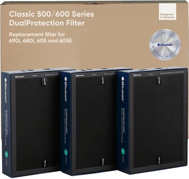 【純然たる品】青味大気圏 空気の状態汚れのない機瀘過器 Classic 600続きもの(690i / 680i / 605 / 650E) 取り替えっこ用 デュアルプロテクションフィルター