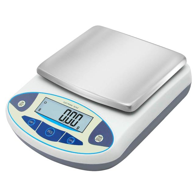 Bonvoisin 精密電子はかり 2000gx0.01g デジタルはかり 10mg 高精度電子天びん 計量器 分析電子天秤 皿寸法：180*140mm 電池別売り 日本