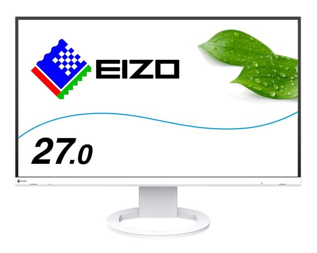 EIZO 27.0型フレームレスモニターFlexScan EV2760-WT(2560×1440/アンチグレアIPS/疲れ目軽減/ホワイト/5 The warranty is valid only in