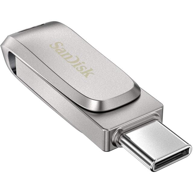 USBメモリー512GB SanDisk サンディスク USB3.1 Gen1-A/Type-C 両コネクタ搭載Ultra Dual Drive Luxe 回転式 [並行輸入品]