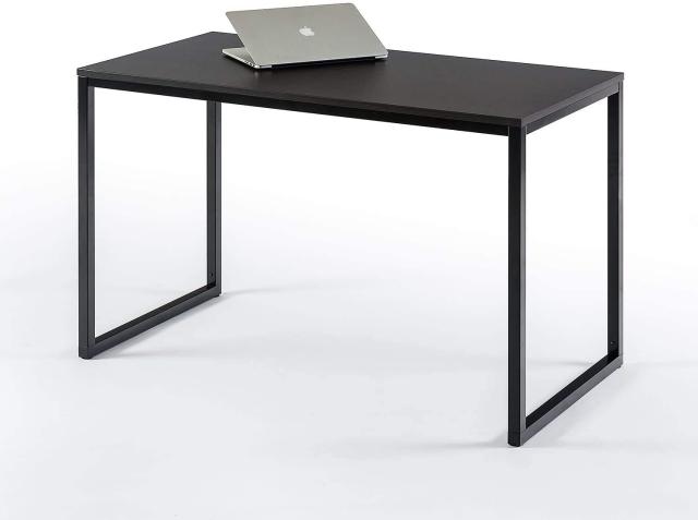 ZINUS Modern Studio Collection ワークデスク Jennifer ダークエスプレッソ 幅119×奥行61×高さ74cm ダークブラウン ブラック パソコン