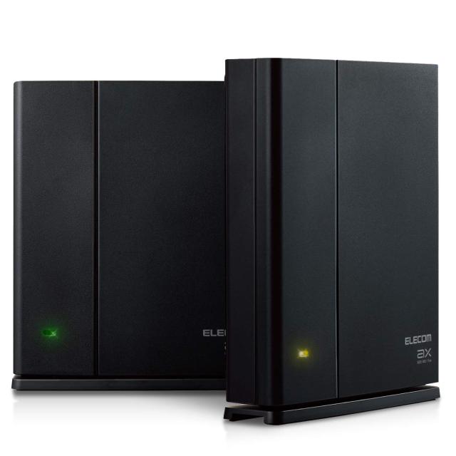エレコム メッシュ WiFiルーター 無線LAN 親機+中継器セット WiFi6 11ax 1201+574Mbps IPv6(IPoE)対応 【2021/01/14 ファームウェアVer.