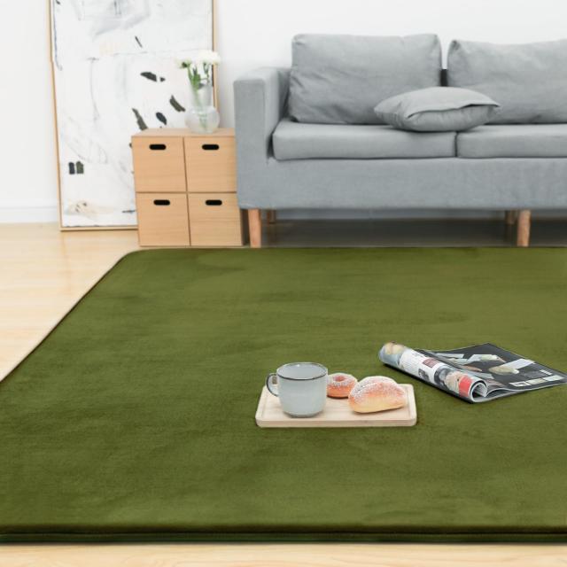 Colorsroom カーペット ラグ 極厚25mm 200×250cm 約3畳 クッションラグ 防音 厚手 撥水加工 防ダニ 抗菌 防臭 低ホルム もちもち ふわっ