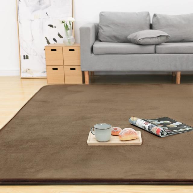 Colorsroom カーペット ラグ 極厚25mm 200×250cm 約3畳 クッションラグ 防音 厚手 撥水加工 防ダニ 抗菌 防臭 低ホルム もちもち ふわっ