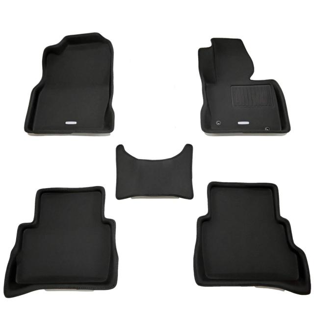 クラッツィオ(Clazzio) フロアマット 立体タイプ 1台分セット CX-5 KF系 H29/2~ NEWラバータイプ ブラック EZ-0728 【5EEZB0728K】