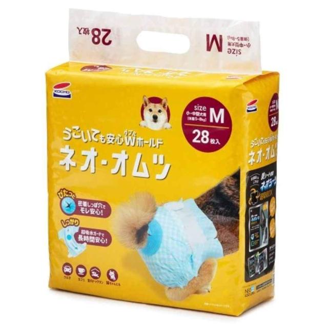ネオ・ルーライフ ネオ・オムツ M 小・中型犬用 28枚入り 8袋セット (ケース販売)