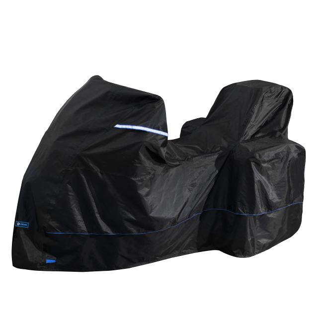 FENRIR 420D ブラック トバイクカバー バイク カバー 高機能防水 耐熱 撥水 UVカット 丈夫な厚手生地 盗難 風飛び防止 バイクカバー 車体