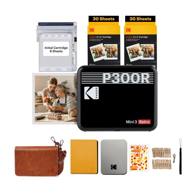 コダック KODAK Mini 3 レトロ 4PASS ポータブルフォトプリンター(7.6