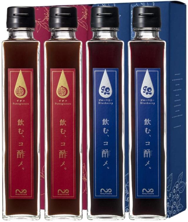 【還暦祝い 女性】黒酢ドリンク 飲むコ酢メ 4本セット ｜ジャパンフードセレクション グランプリ受賞｜極上赤酢×国産黒酢×有機果実の美
