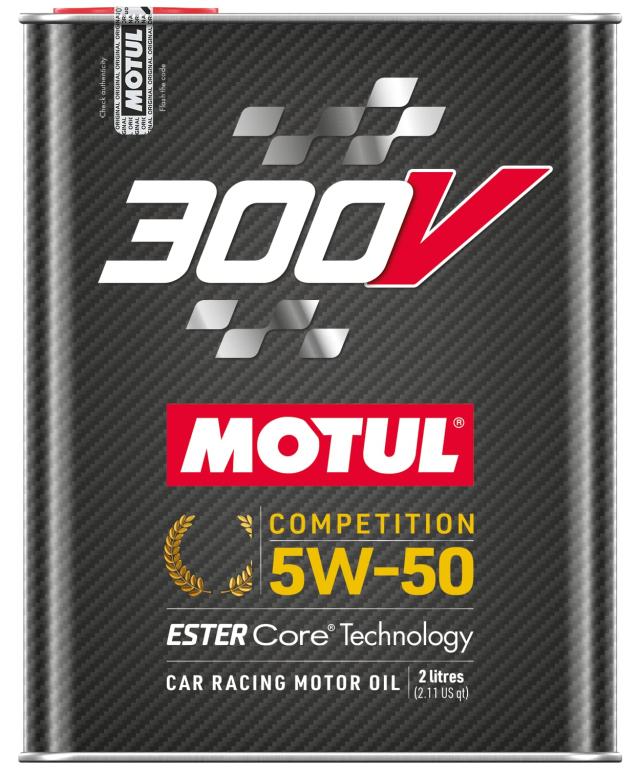 MOTUL(モチュール) 300V COMPETITION(300V コンペティション)100%化学合成(エステルコア) エンジンオイル 5W-50 2L[正規品]