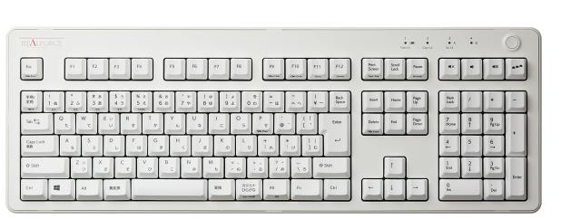 REALFORCE R3 キーボード ハイブリッド フル 30g 日本語配列 ホワイト R3HA23