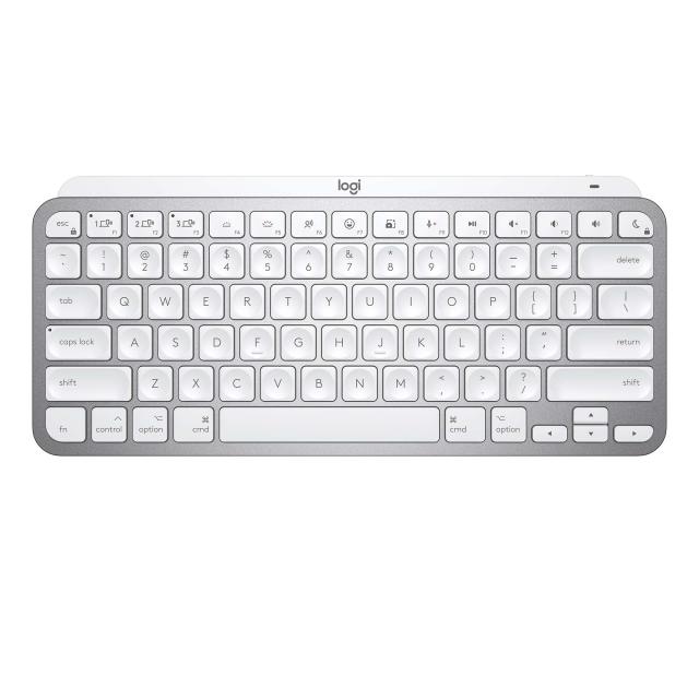 Logicool MX KEYS mini for mac KX700MPG ミニマリスト ワイヤレス イルミネイテッド キーボード US配列 ペイルグレー 充電式 小型 薄型