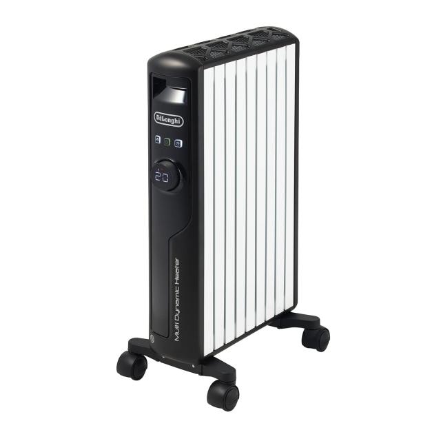 De’Longhi (デロンギ) マルチダイナミックヒーター MDHS12-BK 電気ヒーター ゼロ風暖房 静音 満足度No.1シリーズ 表面温度約60℃ エコモ