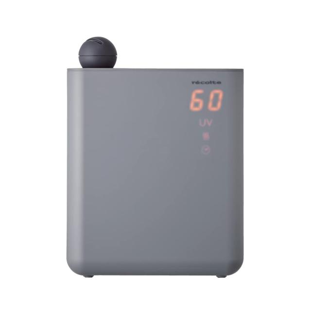 レコルト UVハイブリッド式加湿器 RHF-1 アロマオイル対応 湿度調整可能 卓上 床置き対応 掃除しやすい 静音 簡単給水 抗菌カートリッジ