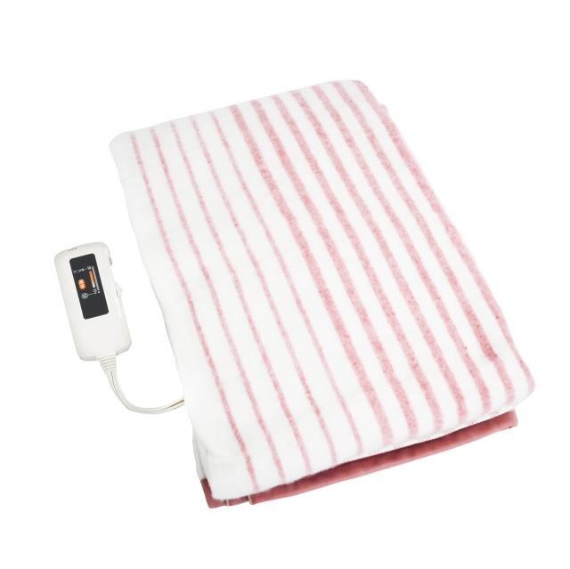 オンライフ 電気毛布 シングル 電気掛敷毛布 洗える 洗濯可能 ダニ対策 節電 暖かい 秋冬用 ボーダー 日本メーカー (ボーダー (188cm×13