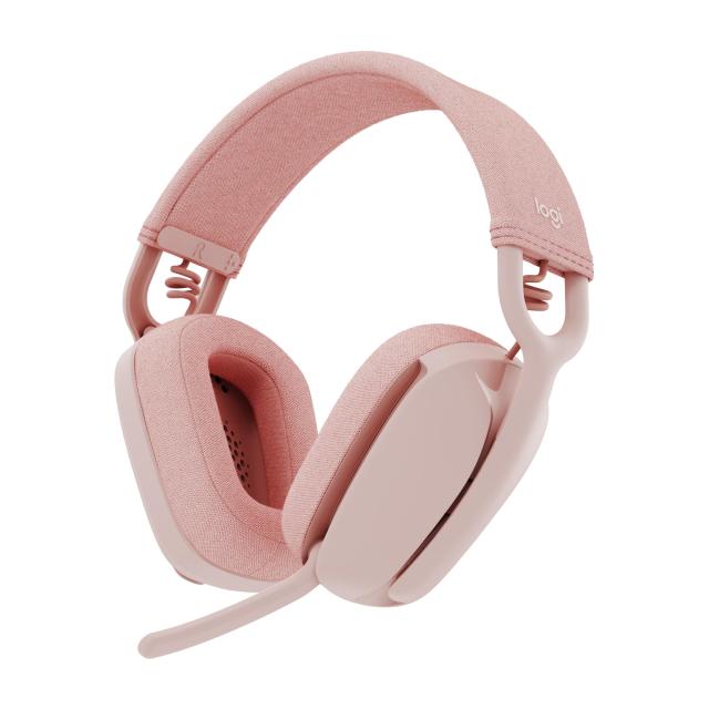 Logicool(ロジクール) Bluetooth ワイヤレスヘッドセット Zone Vibe 100 軽量 185g マイク付き iPhone iPad PC スマホ 対応 ZoneV100RO