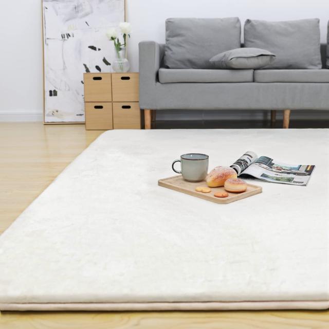 Colorsroom カーペット ラグ 極厚25mm 200×250cm 約3畳 クッションラグ 防音 厚手 撥水加工 防ダニ 抗菌 防臭 低ホルム もちもち ふわっ